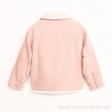 Girl's corduroy antum soft jacket